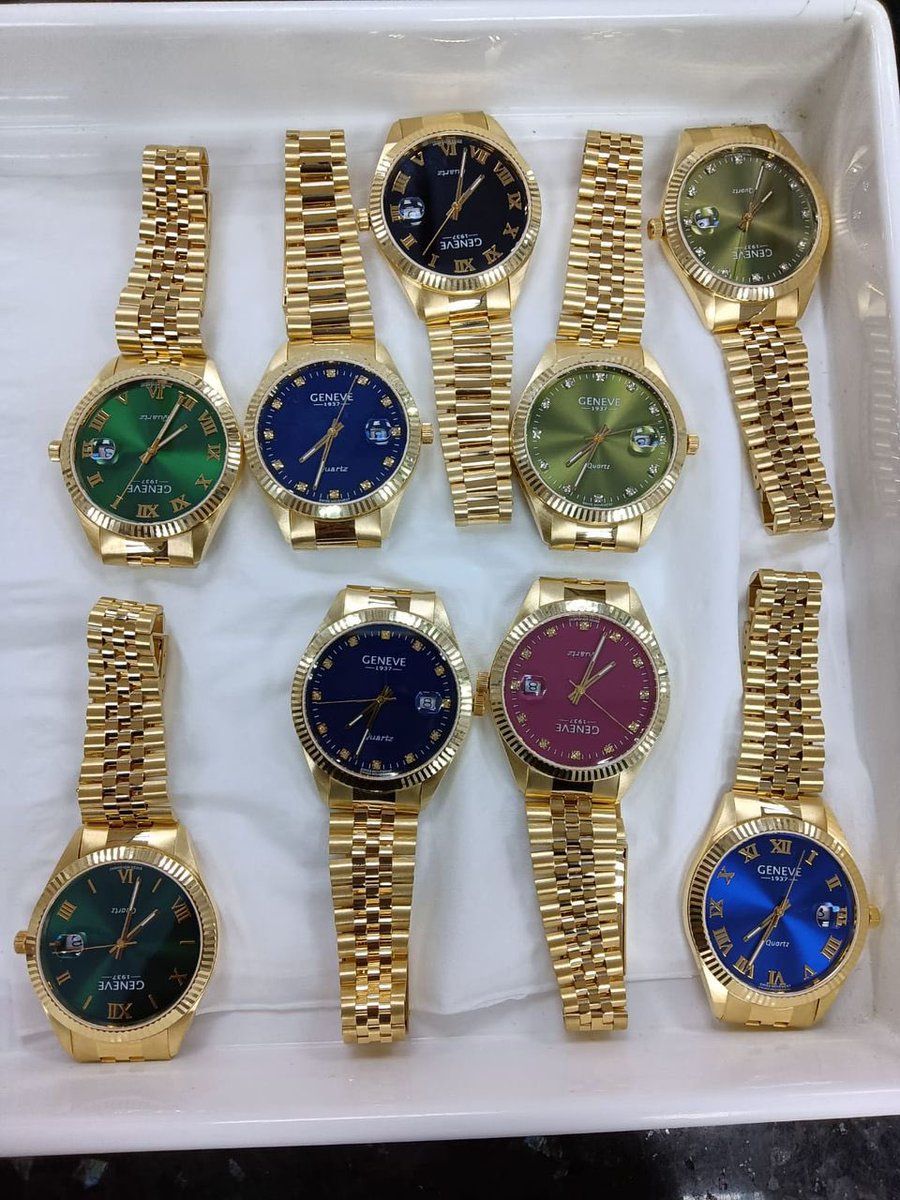 Hey_Alexxxxa's tweet photo. Available in a variety of colors, both for men and women, 21Karat Luxury Gold Geneve Wristwatches.
Price: N47,500 per Gram.

Location:Abuja,Nigeria https://t.co/p856T2oxc6