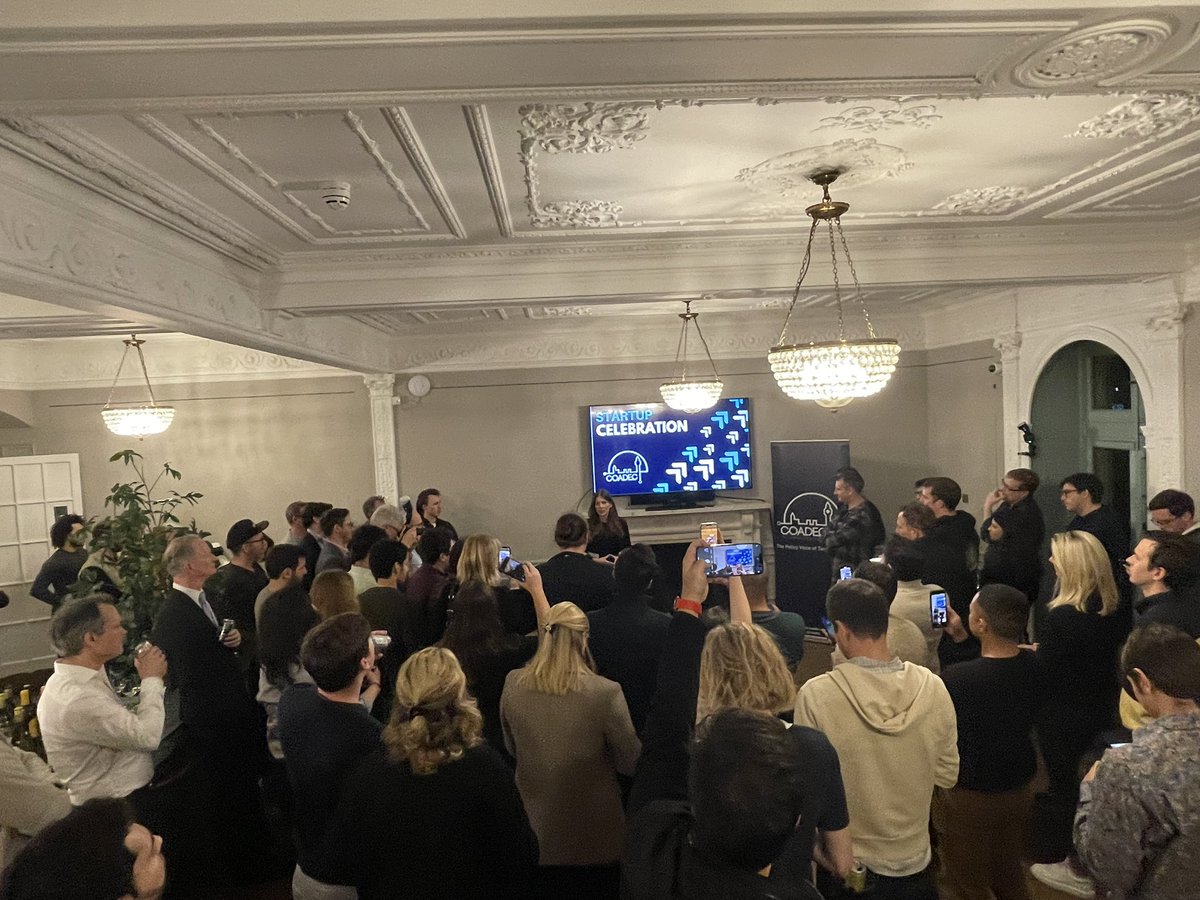 Great to join <a href="/michelledonelan/">Rt Hon Michelle Donelan</a> <a href="/Dom_Hallas/">Dom Hallas</a> <a href="/DanielKorski/">Daniel Korski</a> and the wider startup community to celebrate the massive efforts and achievements over the last few days to secure the survival of the UK’s entrepreneurship ecosystem in the face of potentially cataclysmic events