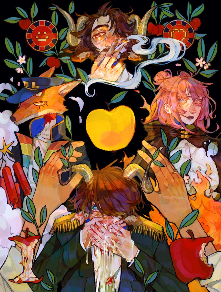 This is a piece I made for Schlatt's entry in @dreamoirezine and it is based on Vanyel's writing. If you haven't yet, I fully encourage you to check out the whole zine, available to download for free here:
dreamoirezine.gumroad.com/l/zqjmw
#dreamsmp #dreamoirezine #fanart