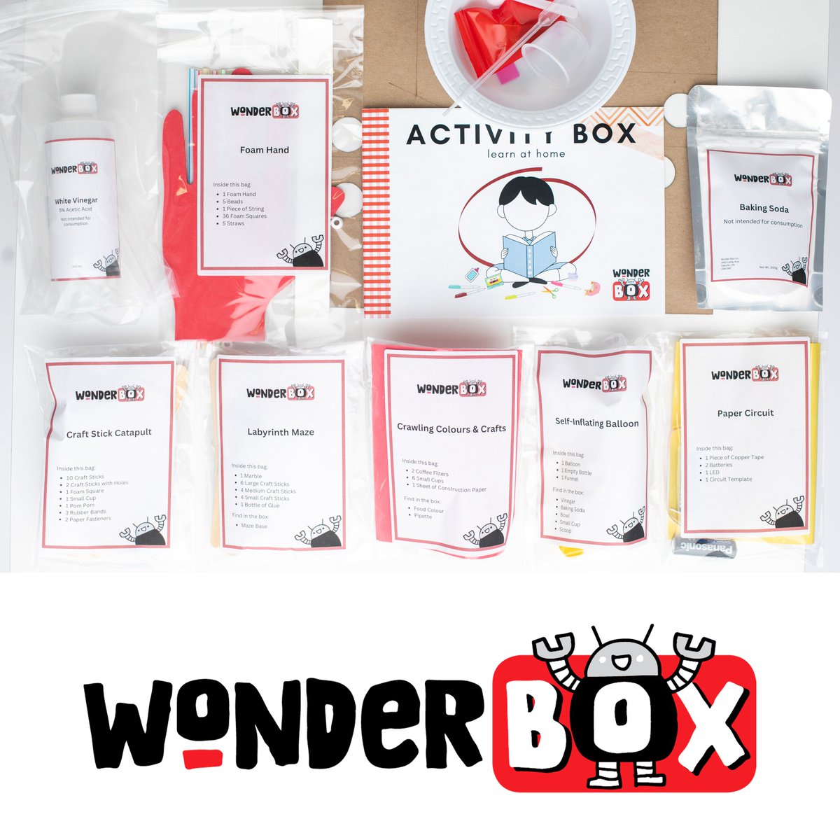 Curious minds and creativity come together with #WonderBox! 

#activitybox #kidssubscriptionbox #canadiansubscriptionbox #steamtoys #stemtoys #brainhappiness #learnandplay #subscriptionbox #creativelearningdelivered #subscriptionboxfortweens #steamlearning