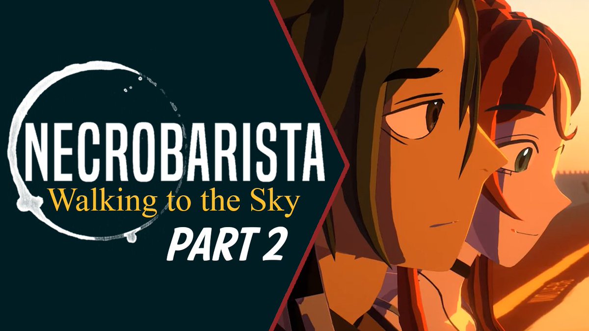 A floating, deathless train station in the clouds. Two teenagers processing grief and what it means to not have much time left. Realizing you can still discover and appreciate new things in spite of that fact. Necrobarista: Walking to the Sky Part 2! youtu.be/wem1Cm74X_g