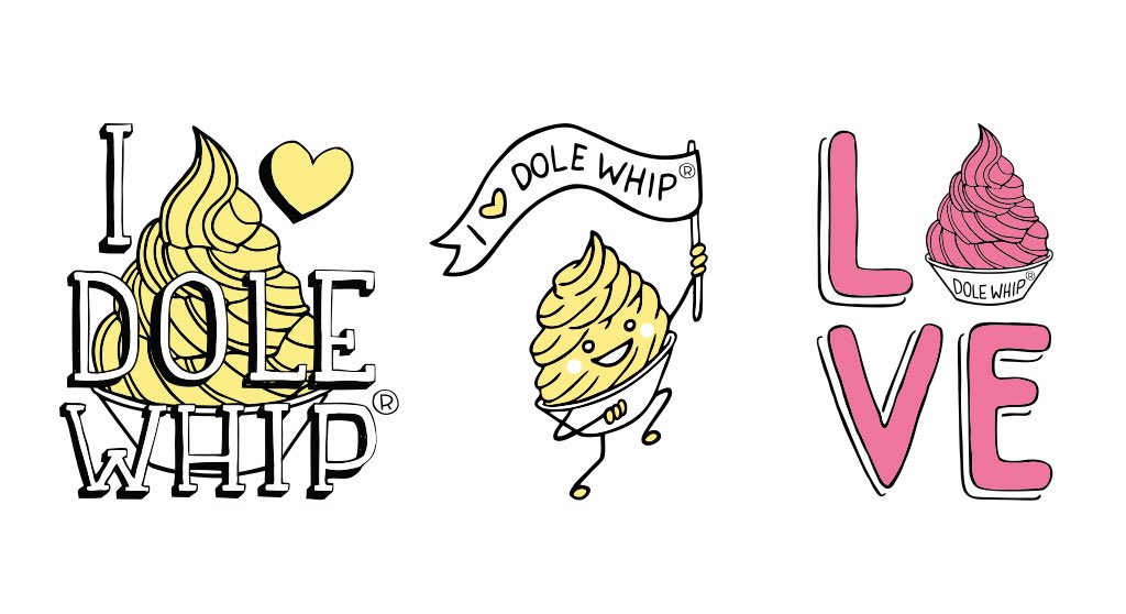 stephaniegobby's tweet image. It’s been 5 years — almost to the day —since I illustrated a handful of Dole Whip temporary tattoos. Pineapple will forever be my favorite but I can’t wait to try mango! #dolewhip
