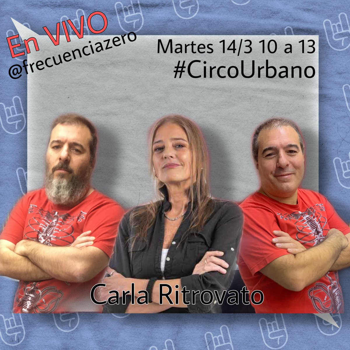 En VIVO <a href="/CarlangasOK/">Carla Ritrovato 💚🧡</a> en la pista de #CircoUrbano <a href="/FrecuenciaZero/">Frecuencia Zero</a> con <a href="/afullHD/">Hernán Daicich</a> <a href="/Paulanabel/">Paula Anabel Bruno</a> <a href="/locutordelvino/">Fede Benitez</a> <a href="/MarielaInsua1/">Mali Insua</a> seguirlo en vivo por twitch.tv/frecuenciazero… o por frecuenciazero.ar