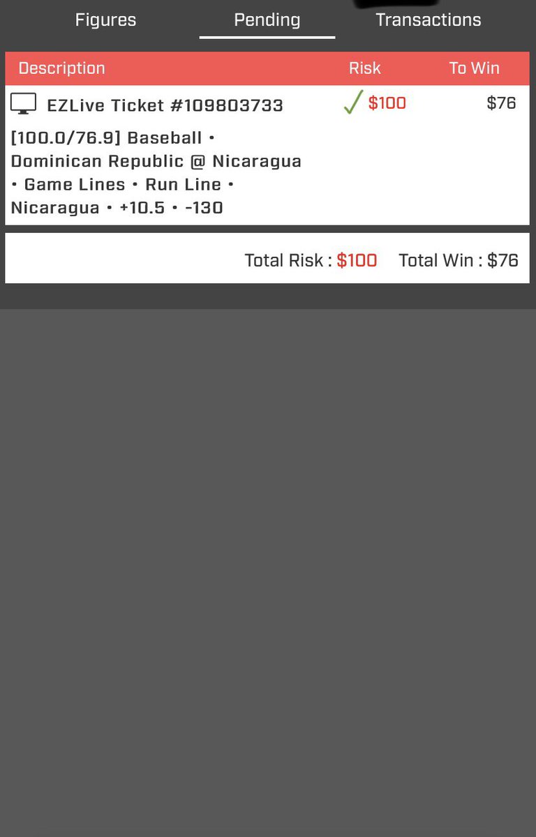 SlamminBets's tweet photo. It was always Nicaragua +10.5 @WBCBaseball https://t.co/hGRhsiAACR