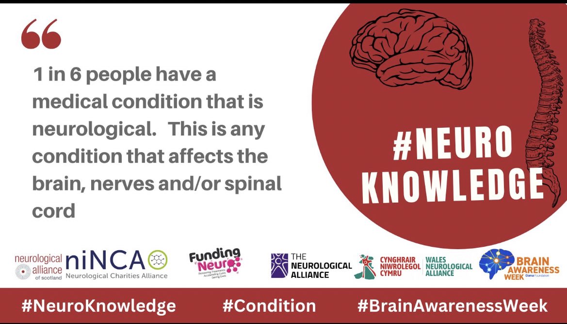 FundingNeuro's tweet image. Day 1 
#NeuroKnowledge #BrainAwarenessWeek 🧠❤️