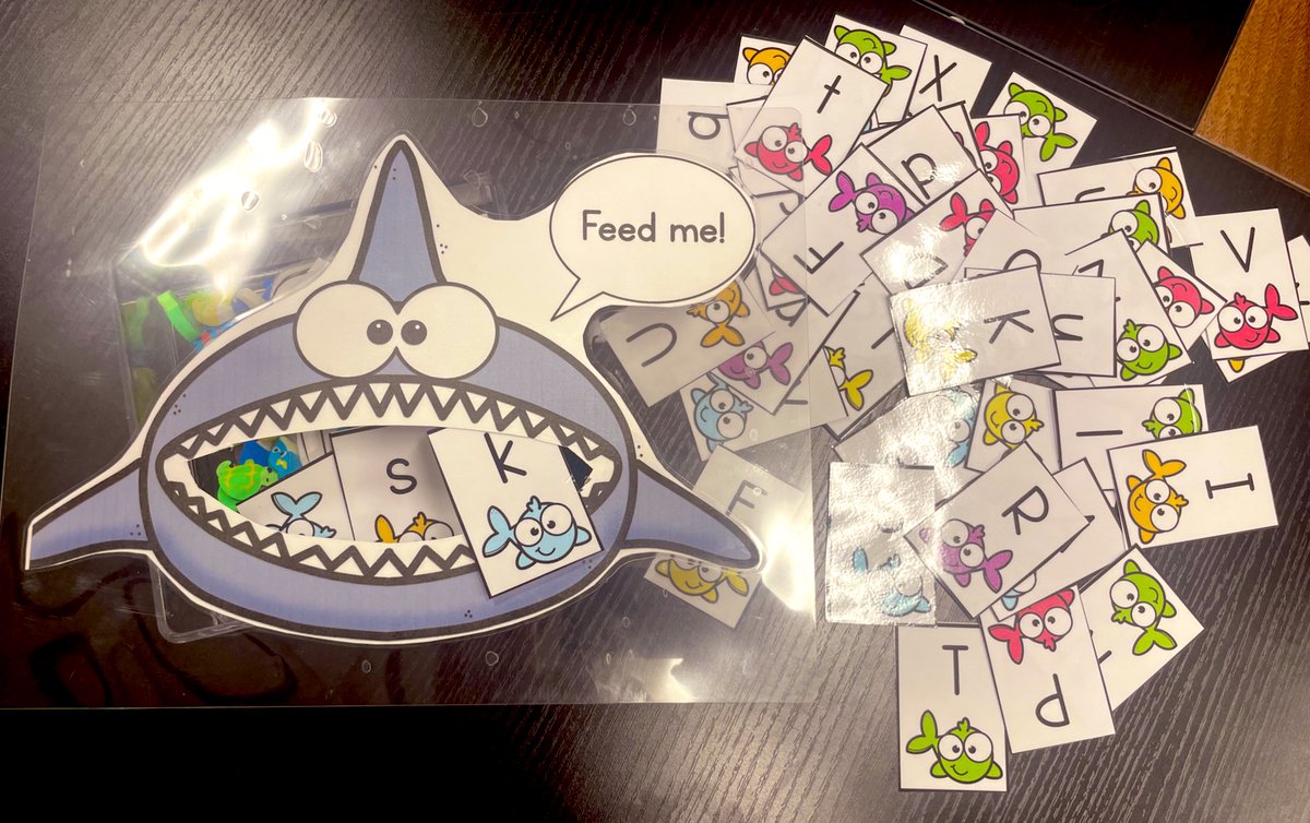 MrsMoschella's tweet image. Sharky, Sharky: Feed me the letter K! #letterrecognition #RTI @S7_Belleville
