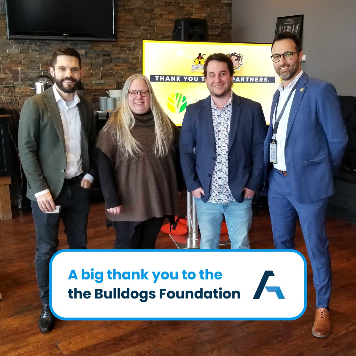 Thank you to the <a href="/BulldogsFDN/">Bulldogs' Foundation</a> for hosting a wonderful reception this weekend for partners who support the Adopt-A-School and Breakfast Programs with <a href="/HWCDSB/">HWCDSB</a> <a href="/HWDSB/">HWDSB</a> 💙 #WeFeedKids