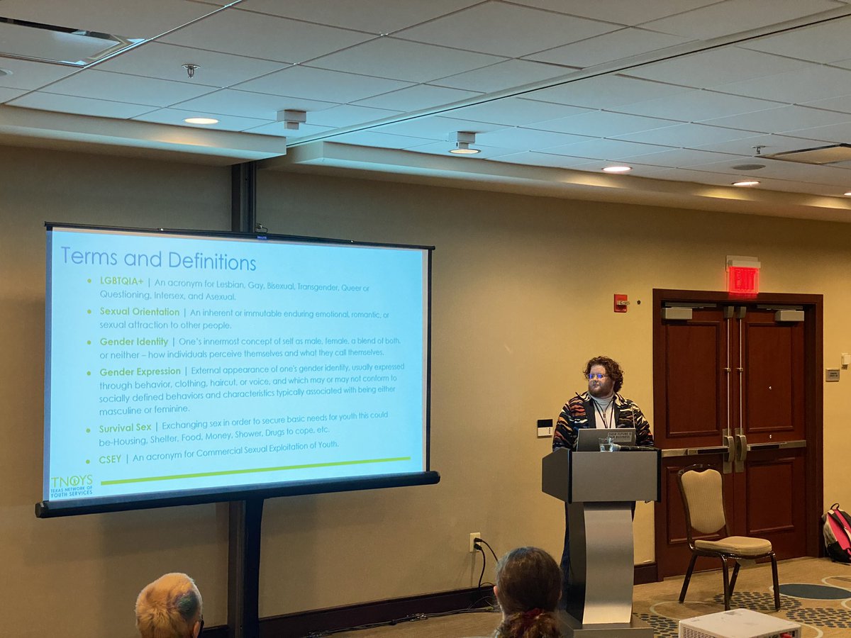 TNOYS's tweet photo. Earlier this month, our very own @AC_Proffitt, @alexorxander, and @FedoraGalasso flew up to DC for the National Summit on Youth Homelessness, hosted by @nn4youth. We had a great time learning, leading sessions, and talking to Texas legislators! #nn4y23 #EndYouthHomelessness https://t.co/sAr3mMJU8v