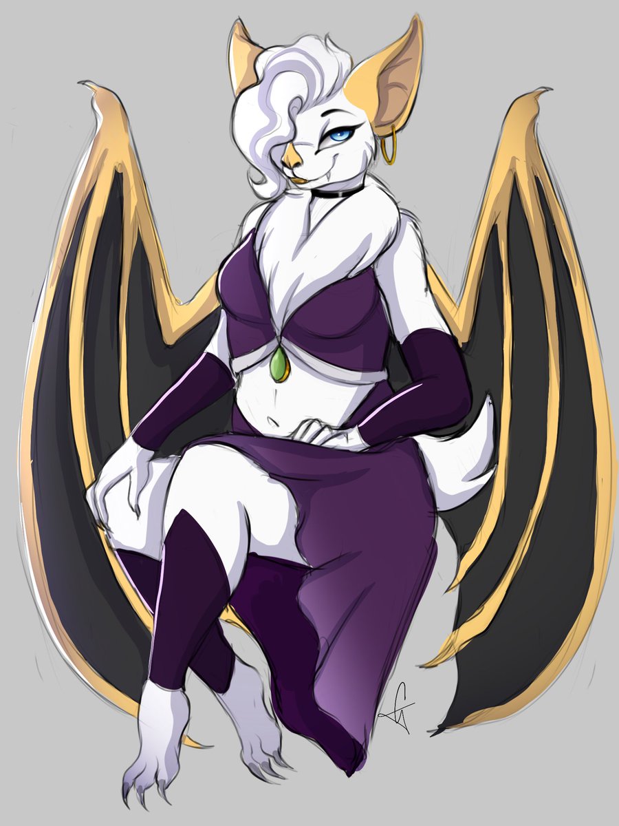 akaAmaru2020's tweet photo. Made an oc based on a Honduran White bat (and her bab) #oc #batkin #anthro https://t.co/kENmMybE0r