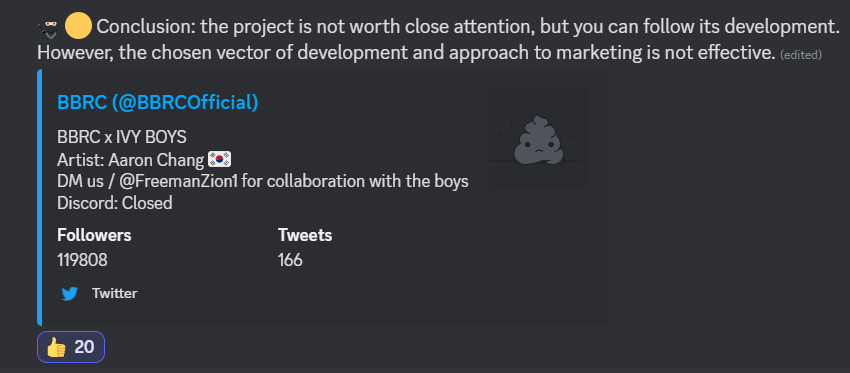 whoisneks's tweet photo. I have reviewed over 100 collections in six months of work in this community

I have helped people not to lose money in suspicious projects and find gems that were potentially profitable

I would like to thank the DE team for trusting me and allowing me to develop my skills https://t.co/rCmBy5BRRf