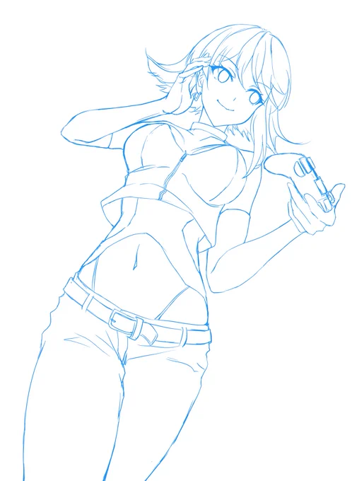 線画 #ねきあ～と 