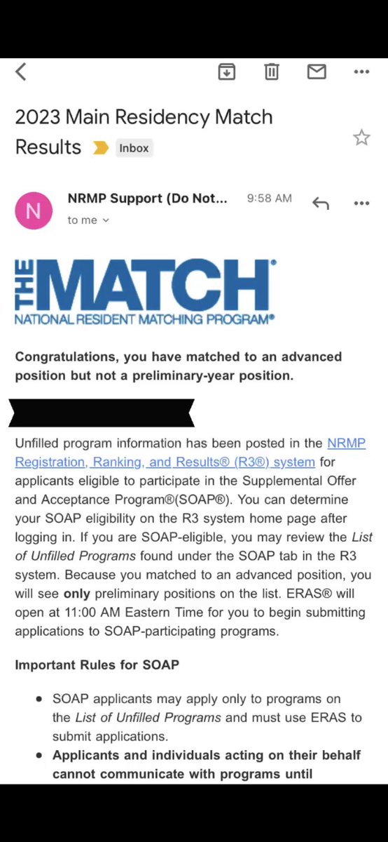 BisbeeCharlie's tweet photo. A little late to the party, but excited to say I matched!!! I am so grateful for all my mentors and the members of the Radiology community that provided help and support when I went unmatched one year ago. Words cannot describe my excitement to be a part of this field! https://t.co/qVOrTt1VRe