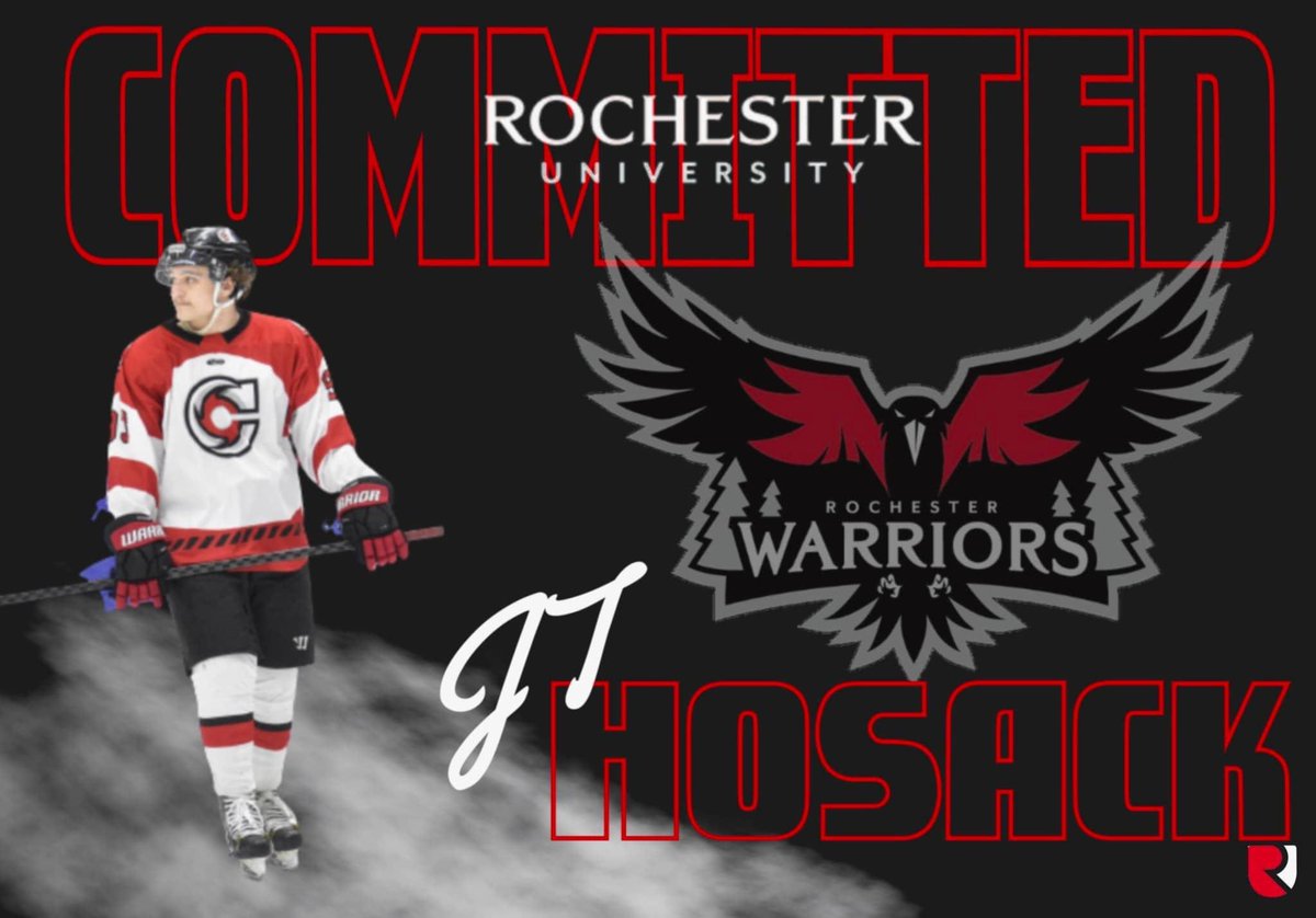 Congratulations to Cyclones forward <a href="/jeremiahosack/">JT Hosack</a> who has committed to Rochester University! J.T. will join Cincinnati teammates Jordan Winrod and Blake Mitchell at Rochester. 

<a href="/USPHL/">USPHL</a> <a href="/The_DanKShow/">DanKShow</a>