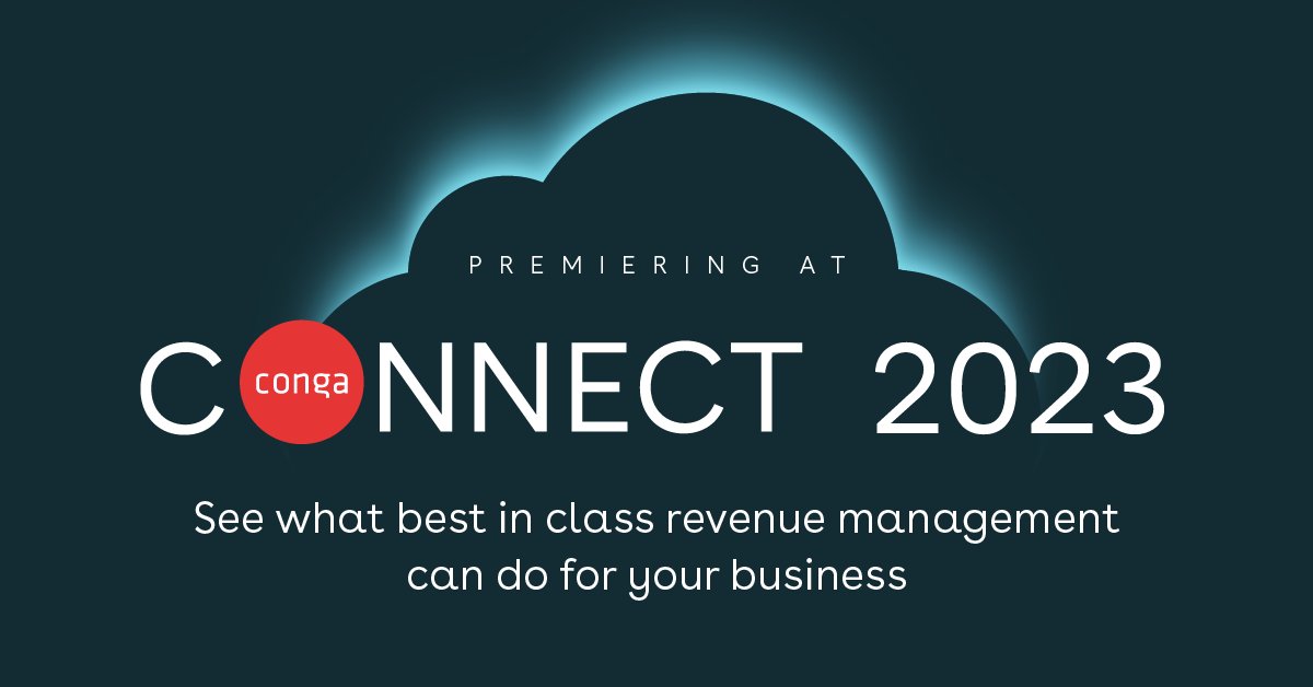 BIG changes, better end-to-end experience and that’s not all. Join us at #CongaConnect 2023 to see what’s behind the Revenue Lifecycle Management Cloud that will transform your business. 
Register to attend today: okt.to/YSQdIf