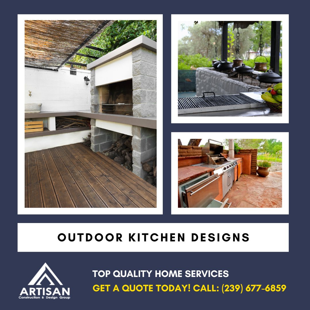 A Outdoor Kitchen Is Just What You Need To Spend Time With Your Family!

Visit artisanconstructiongroup.com To Learn How We Can Help You!

To Get A Custom Quote On Your Job Call Artisan Construction &amp; Design Group.

The Most Trusted Home Remodeling Service in Volusia County, FL.