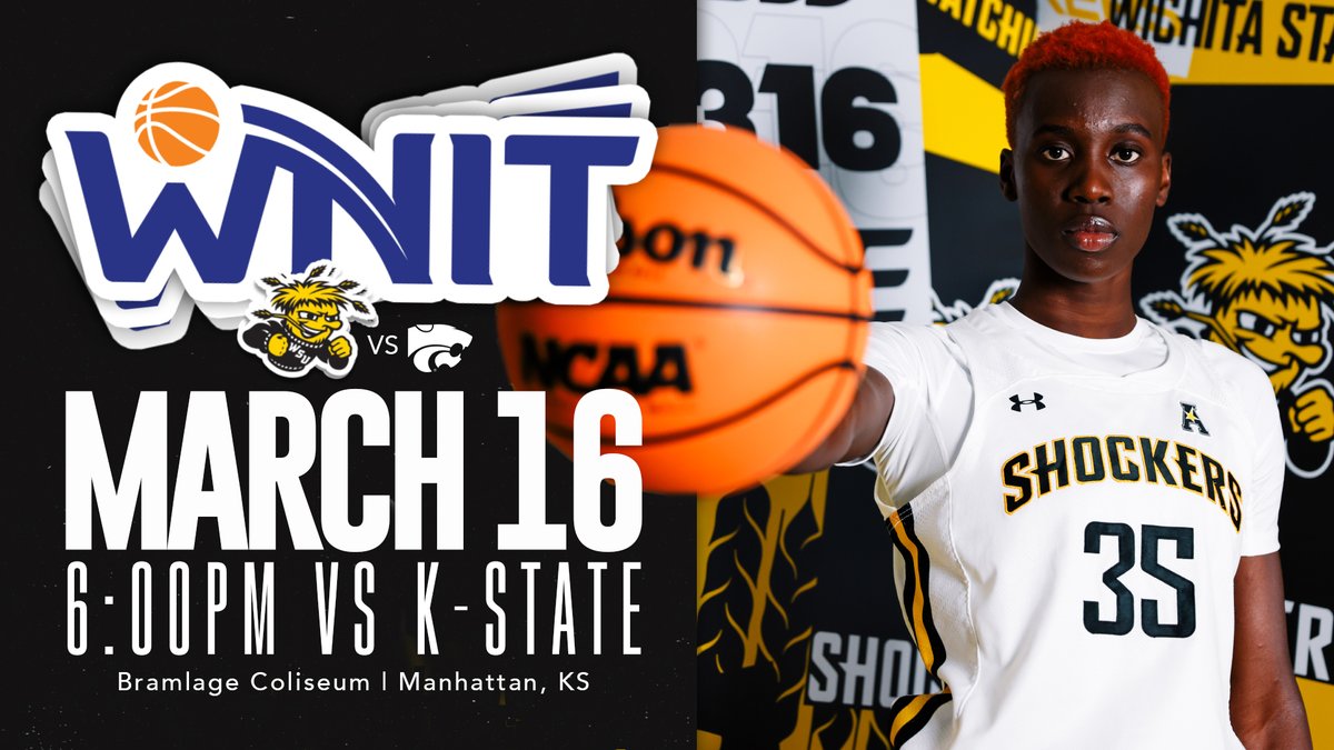 The Little 🍎 is calling.

Wichita State vs. K-State in the First Round of the WNIT.