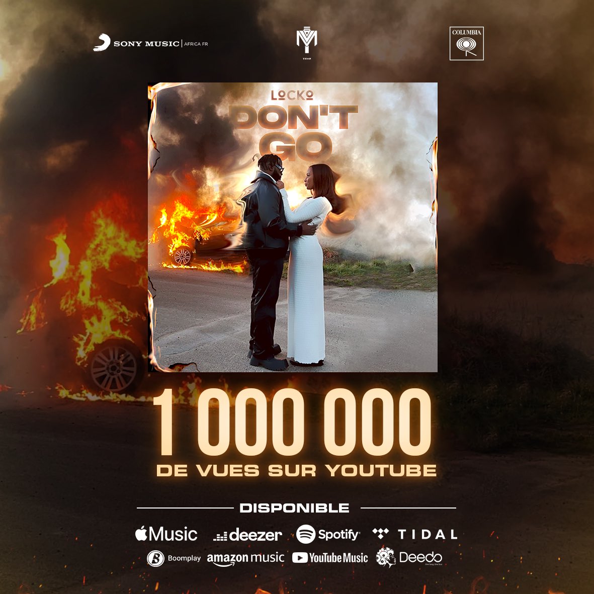 YemaProd's tweet photo. 1 MILLIONS DE FOIS MERCI POUR VOTRE SOUTIEN LA LOCKOMOTIVE MAINTENANT ALLONS CHERCHER LE DISQUE D’OR 🚂🚂🔥🔥💪🏽💪🏽
#dontgo #lockosphere #yema https://t.co/3ara6GjNWl