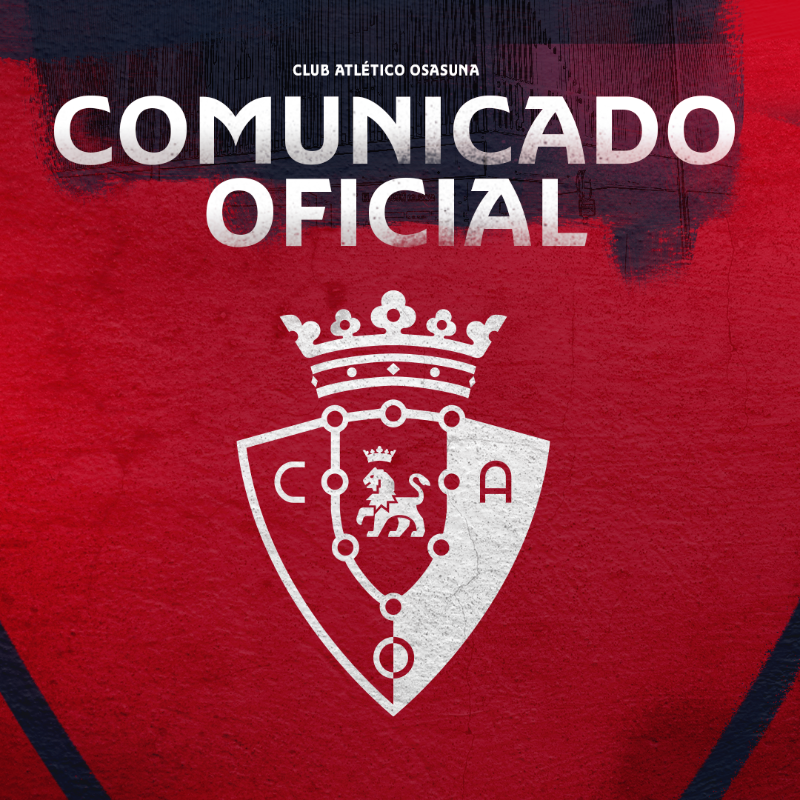 Osasuna's tweet photo. COMUNICADO OFICIAL | Respuesta del Club Atlético Osasuna a los escritos remitidos hoy por la RFEF y el CTA.