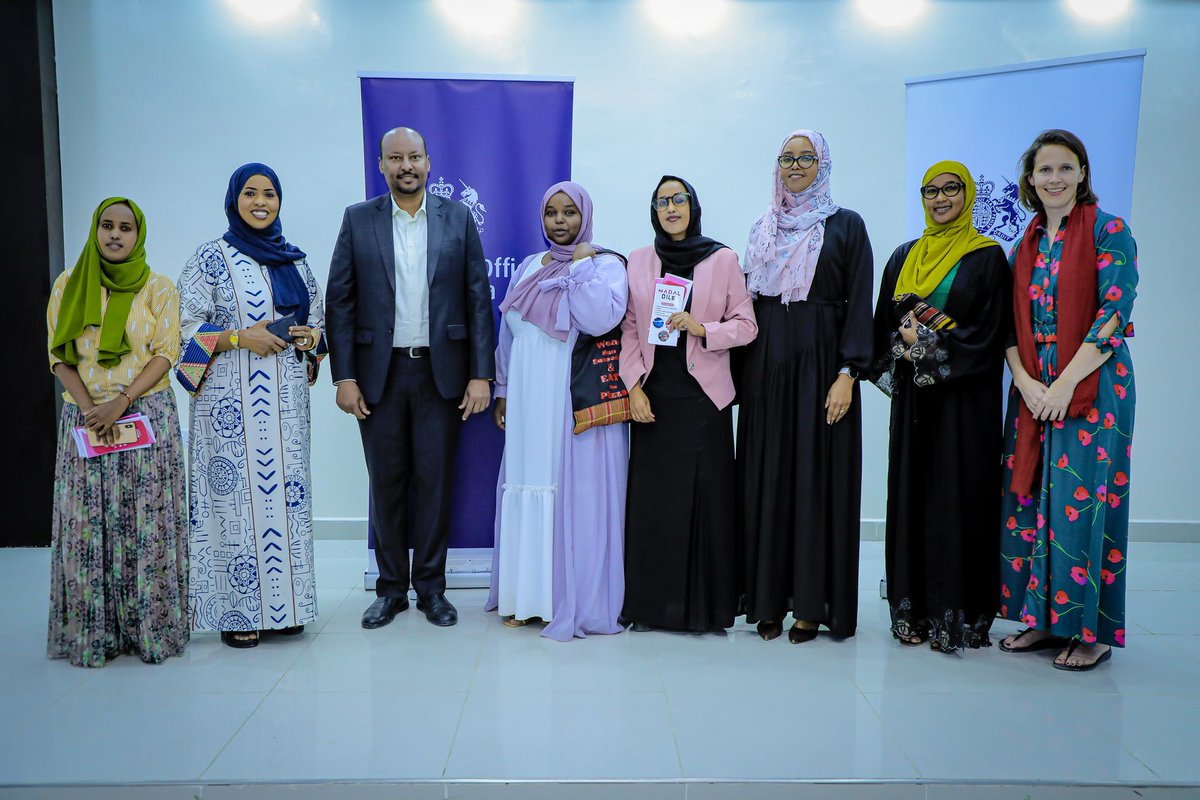 Dahabshil's tweet photo. Our CEO attended a celebration of women's entrepreneurship and @CheveningFCDO scholars to mark #InternationalWomensDay  #IWD2023 - thanks to @LizzieWFCDO. #Dahabshiil will continue to support Chevening students and women in business @MicroDahab https://t.co/0MZK5MO8g6
