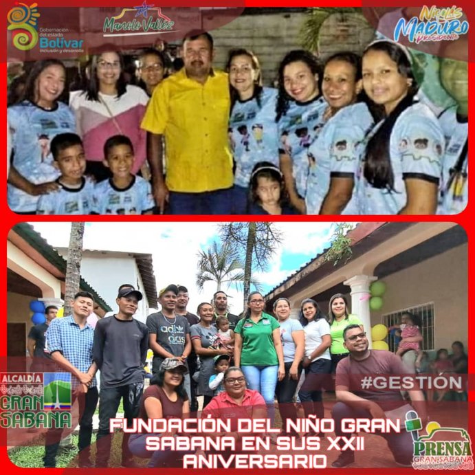 PrensaGS_'s tweet photo. 0️⃣6️⃣MARZO 2023 22° Aniversario de la Fundación del Niño 
💟💟💟💟💟💟💟 https://t.co/rv1MEeSMCI