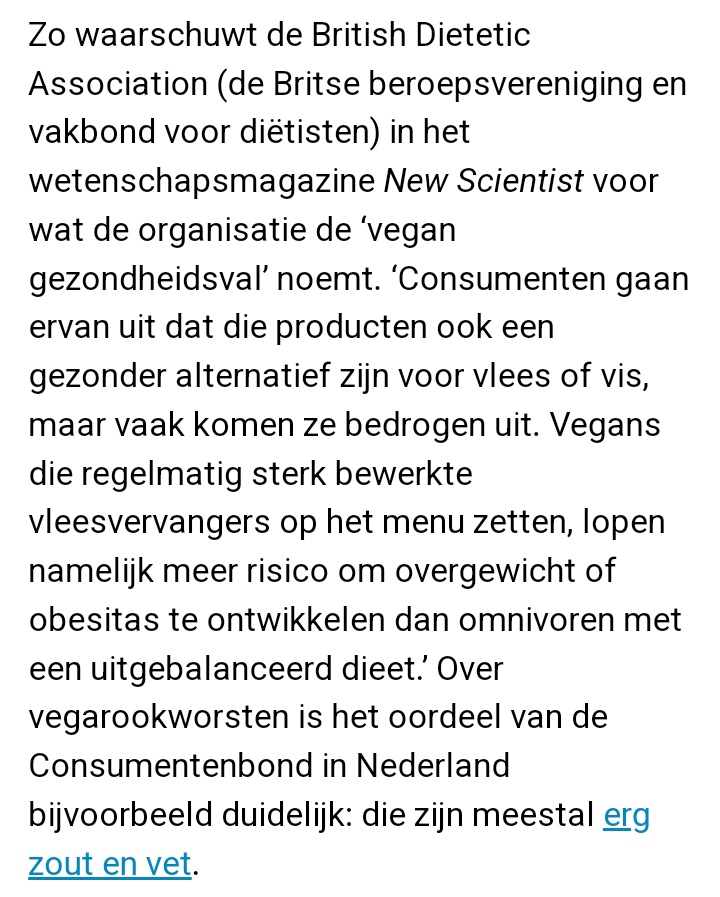 Miss_Royal73's tweet image. Advies aan kabinet: Extra #belasting op vlees&amp;amp;zuivel om mensen te stimuleren meer plantaardig te gaan eten omdat dat gezond voor ons is. Eén van de véle artikelen waaruit blijkt dat vleesvervangers helemáál niet gezond zijn, eerder te #zout en te #vet🧐👇🏻 ad.nl/politiek/advie…