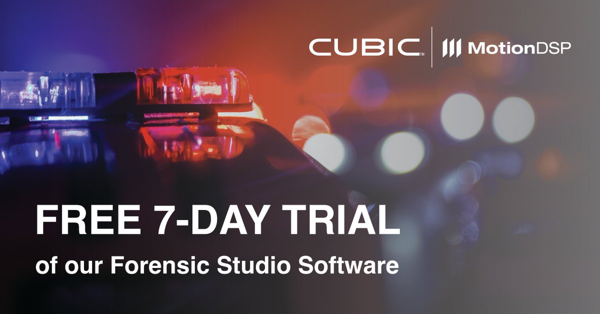 Did you know that you can redact video and audio to protect the innocent, enhance video to identify suspects, or do it all without any training? Try a FREE 7-day trial of our full MotionDSP software suite: hubs.ly/Q01GDD4M0 #videoredaction #videoenhancement #lawenforcement