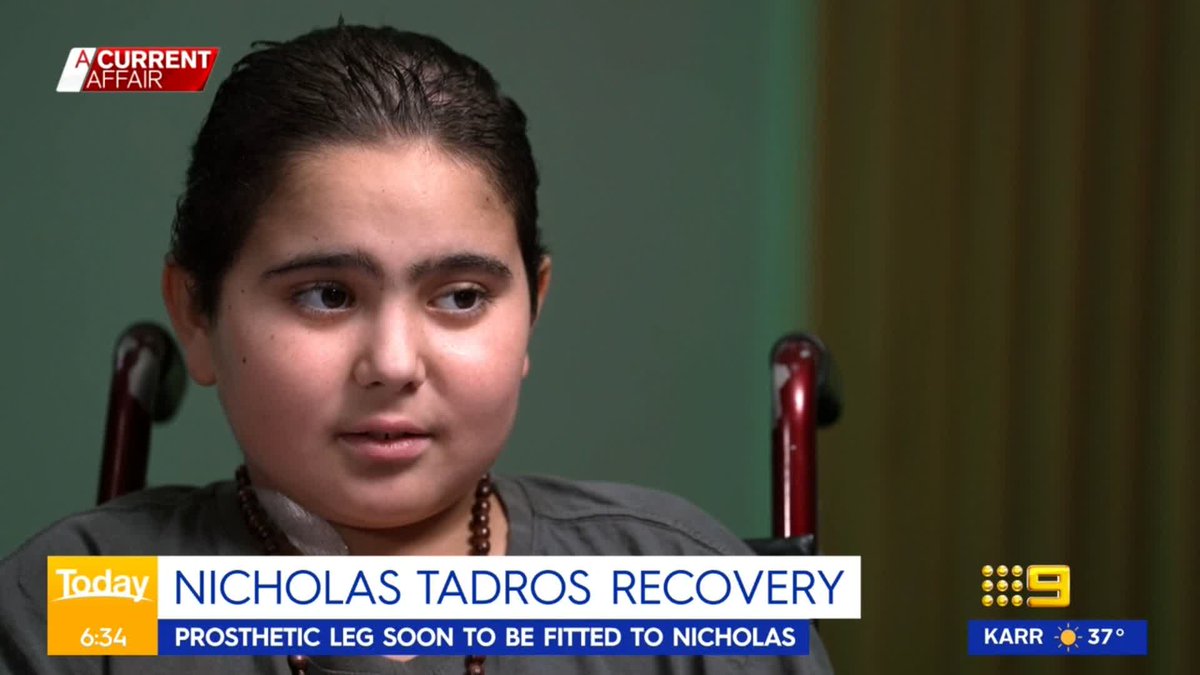 The youngest survivor of the Sea World Helicopter crash, Nicholas Tadros, has spoken for the first time on his long road to recovery. @miaglover_9 #9News https://t.co/qu0PrTetkN