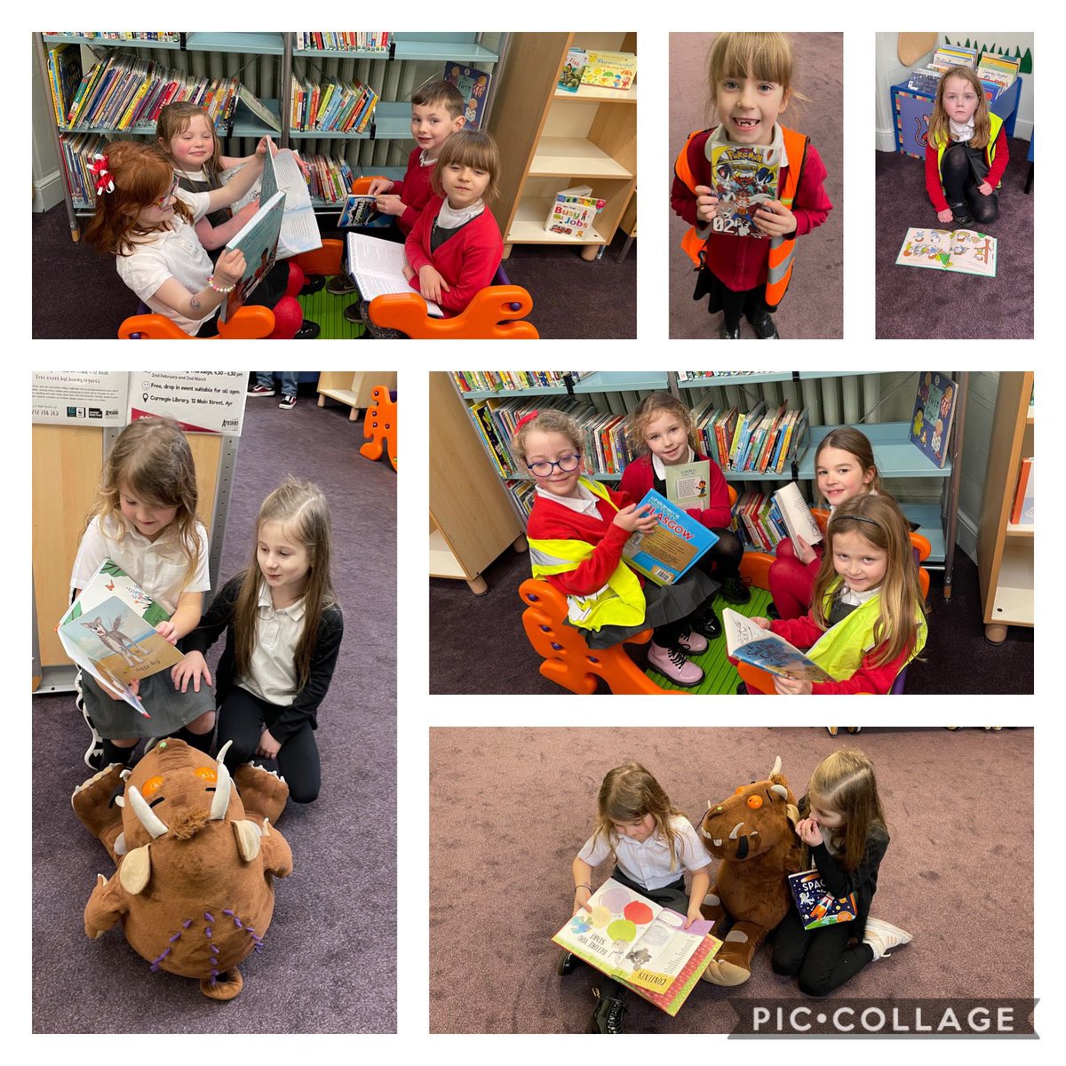 AyrGrammar's tweet photo. P2/3 had a wonderful afternoon at Carnegie Library ๐
#welovereading #salibraries https://t.co/HuPR49zsKW