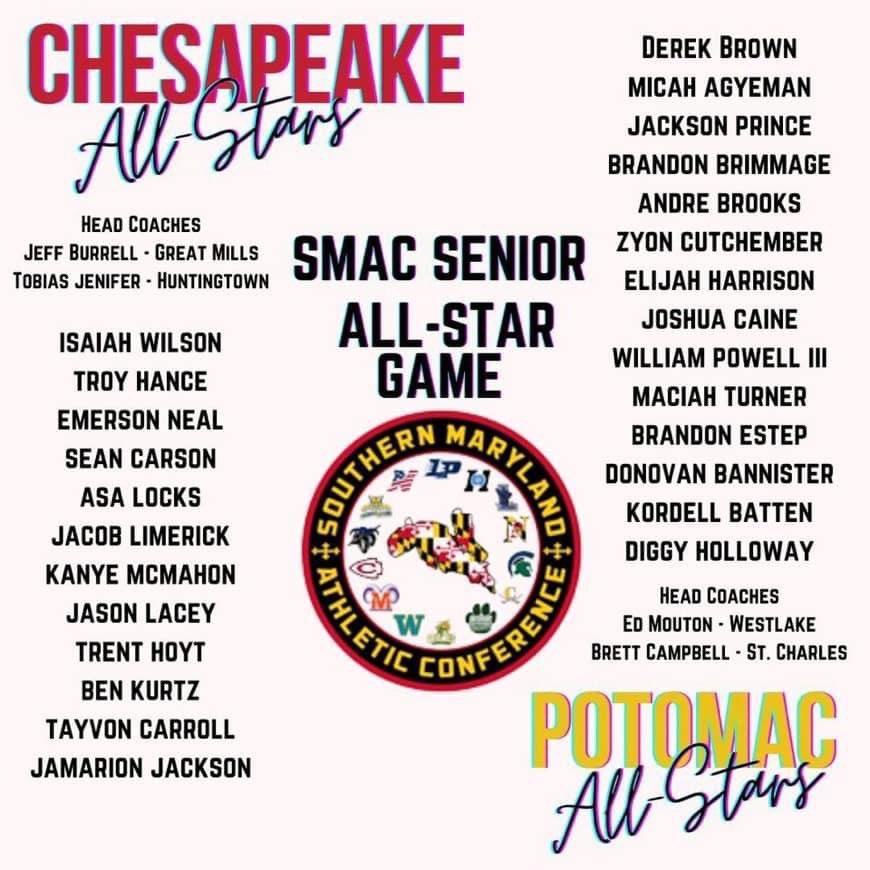 Come support your Lackey Chargers PG Brandon Estep &amp; PF Donovan Bannister play in the SMAC Senior All-Star Game Thursday 5pm @ St Charles High School