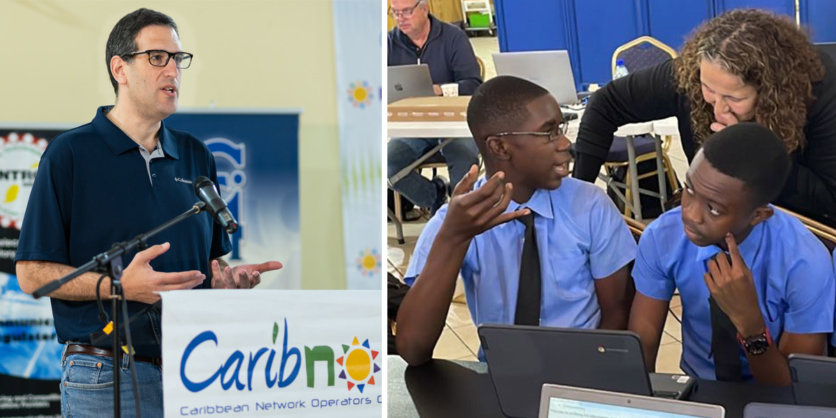 #ICANN trained over 200 students during Grenada ICT week, held 27 February - 3 March. Read our recent blog by Naela Sarras, VP, Stakeholder Engagement - North America, and David Huberman, Regional Technical Engagement Manager. go.icann.org/3JgaNBF
