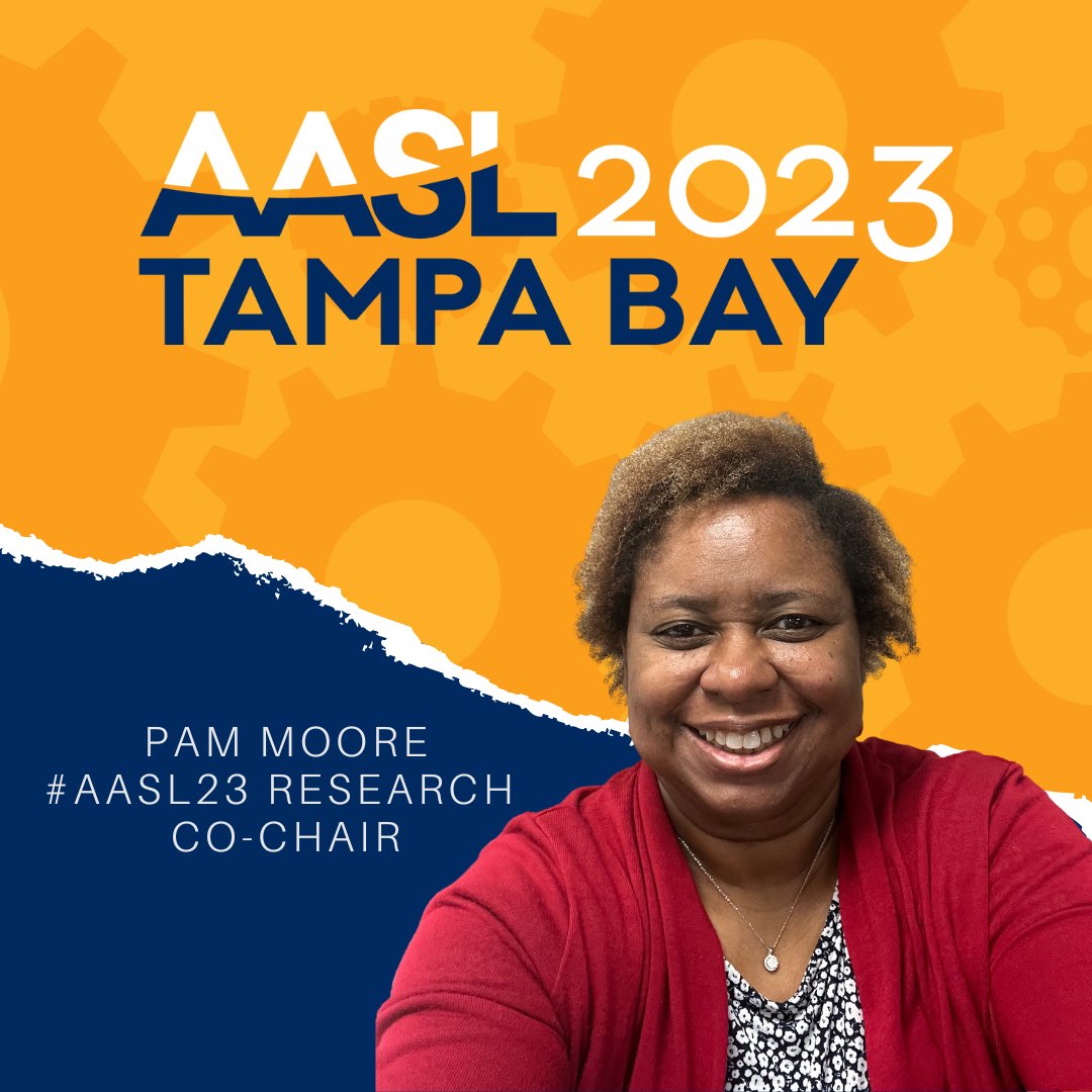 This week's #selfiesunday is one of our #AASL23 research co-chairs, Pam Moore! Want to see what all of her hard work pay off? Come to Tampa in October! national.aasl.org