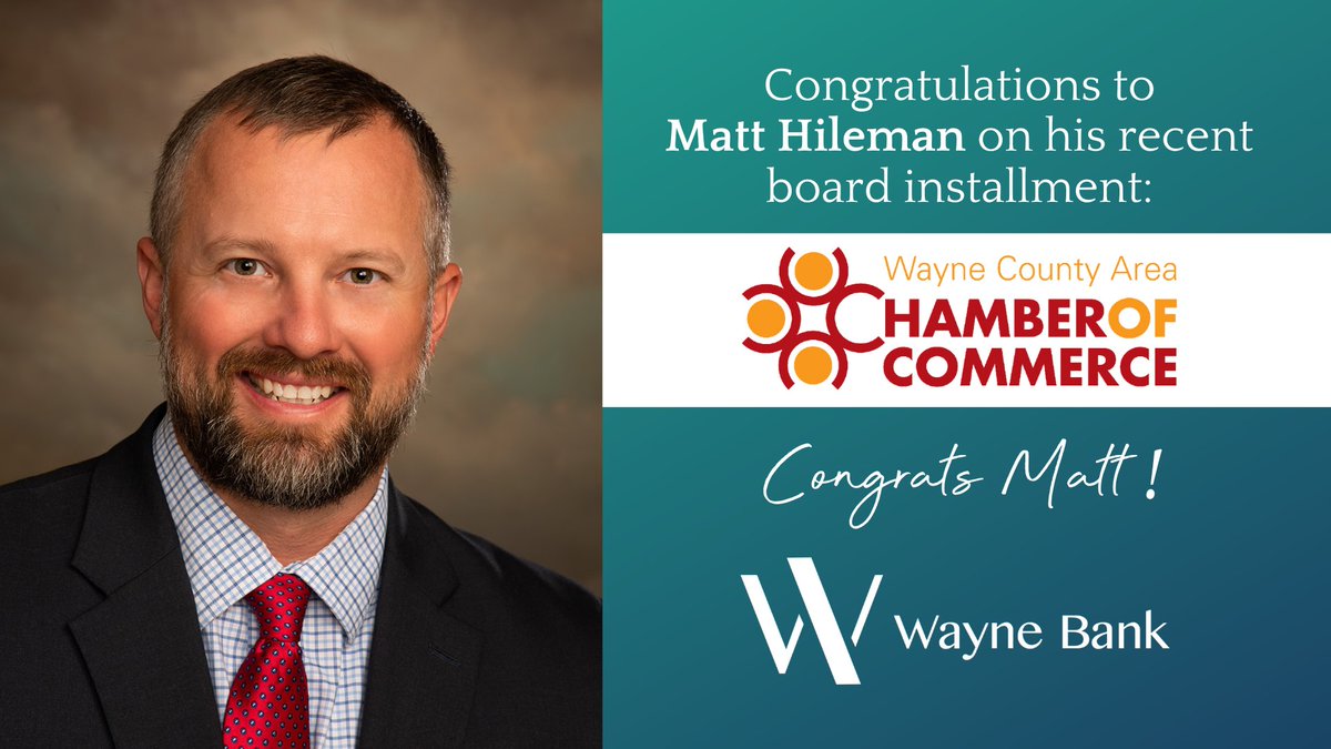 waynebank1882's tweet photo. #WayneBank is committed to serving our community π€ - not only in finance, but across a variety of organizations and means of engagement. Congrats to these 3 team members who were recently installed as local board members! @EDCofWayneCo @WCACC #YourFriendInBanking Member FDIC https://t.co/j2BKOO0TQO