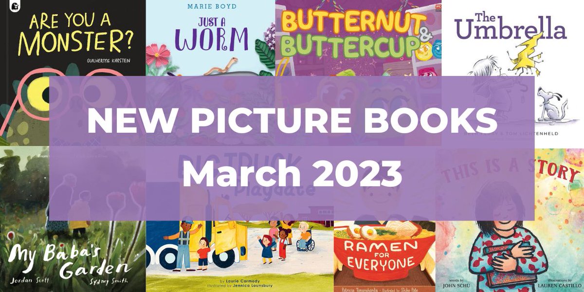 33 Favorite New Picture Books, March 2023 imaginationsoup.net/new-picture-bo… #kidlit <a href="/FarnazEsnaasha1/">Farnaz Esnaashari</a> <a href="/mikerexbooks/">Michael Rex</a> <a href="/ediblewords/">Patricia Tanumihardja 🌺</a> <a href="/guilhermekarst1/">guilherme karsten</a> <a href="/MrSchuReads/">John Schu</a> <a href="/studiocastillo/">Lauren Castillo 🦔🏳️‍🌈📚</a> <a href="/AnaCrespoBooks/">Ana Crespo 💚💛⭐️</a>