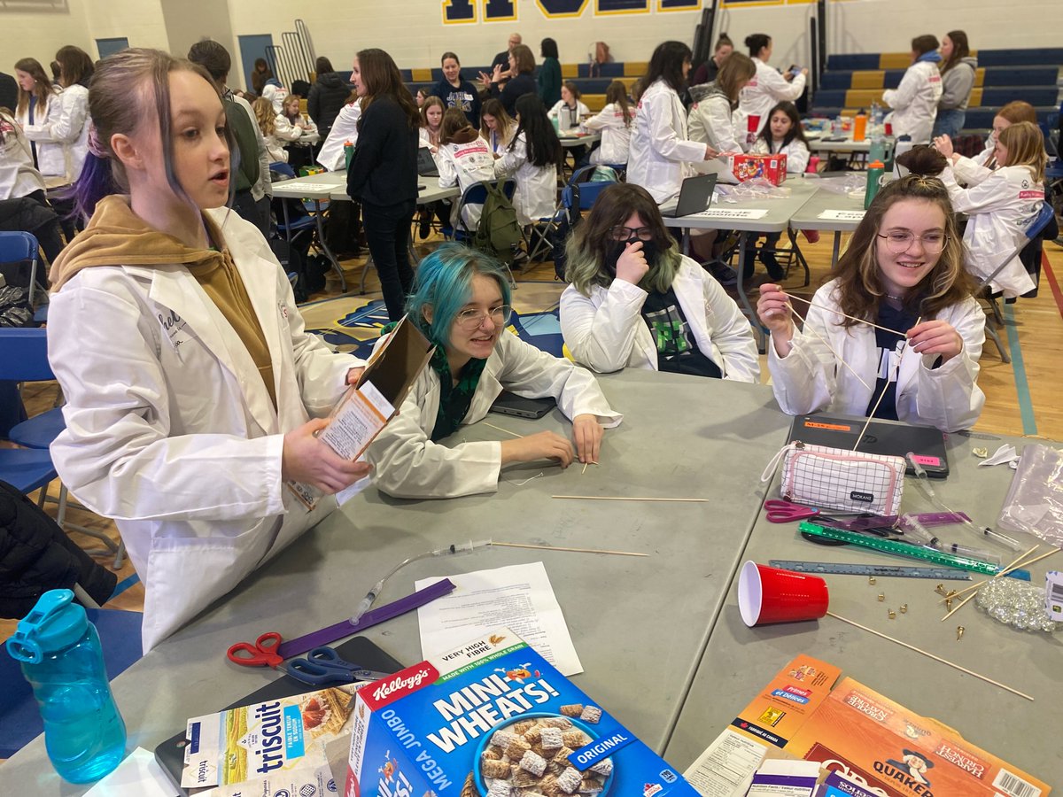 BlackGldSchools's tweet photo. Today,  around 125 female students in Grade 7-11 from across #BGSD are taking part in the 4th #GirlsinSTEMDay at West Haven Public School in #Leduc!  

#inspiresuccess #equity #scienceisfun https://t.co/BKRPuqObNK