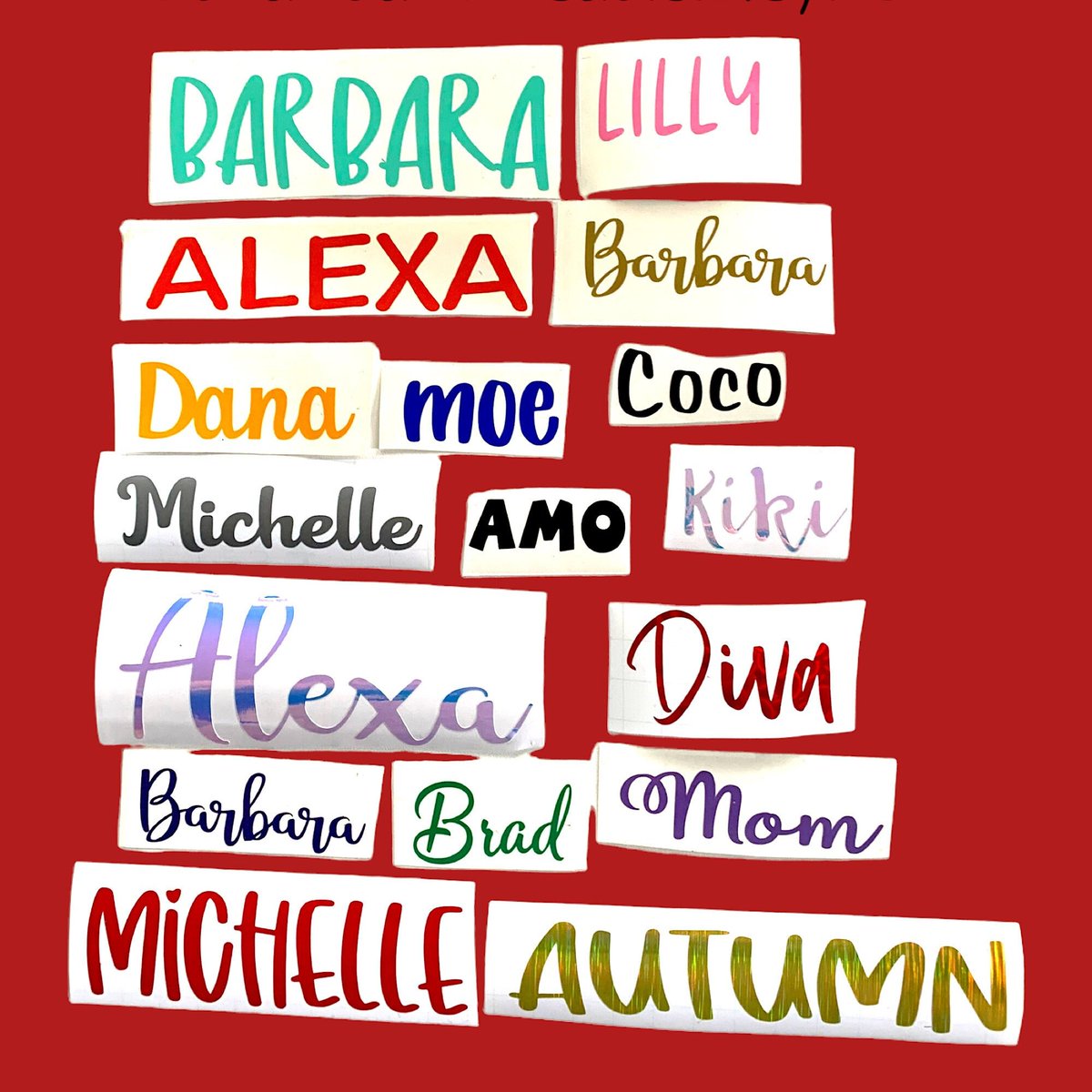 danafloresowen's tweet image. Excited to share the latest addition to my #etsy shop: name decals, vinyl decals, personalized name decal, vinyl label, laptop decal etsy.me/3Jc8gc0 #namedecal #vinyldecal #namelabel #namestickers #personalizeddecals #customvinyldecals #decalstickers #stickers