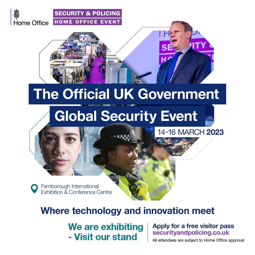 Come and visit us at stand P16 at @ukhomeoffice’s  #SecurityandPolicing event starting tomorrow at Farnborough. Find out about #TheTemplarBox and don’t miss a great demo @ADSgroupUK @tradegovuk