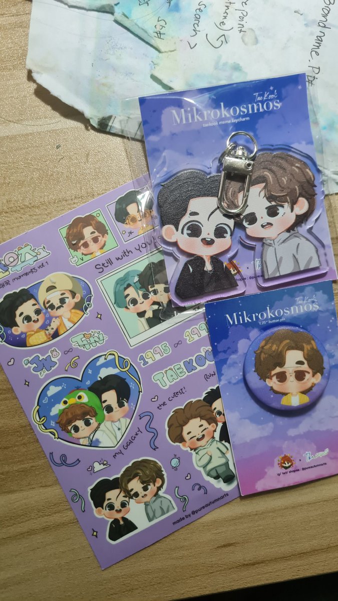 jeanjungmyeon's tweet photo. THANK YOU SO MUCH @TKBuddies FOR THE FREEBIES AND CONGRATS TO US FOR THE SUCCESSFUL EVENT!! BORAHAE 💜🫰🏻

@pureautumnarts 
@SparkleLAB_ 
@estreIIart https://t.co/KDsE7YXfhG
