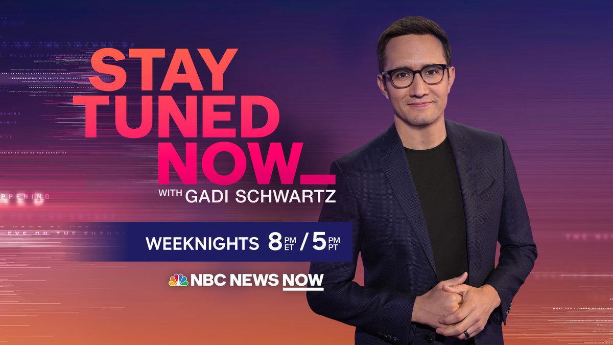 PREMIERE DAY: @GadiNBC kicks off #StayTunedNOW LIVE from LA. From the latest breaking news to what’s on the horizon... It’s everything you need to know, now. Catch the premiere today at 8pm ET/5pm PT and watch daily at nbcnews.com/NOW or wherever you stream.