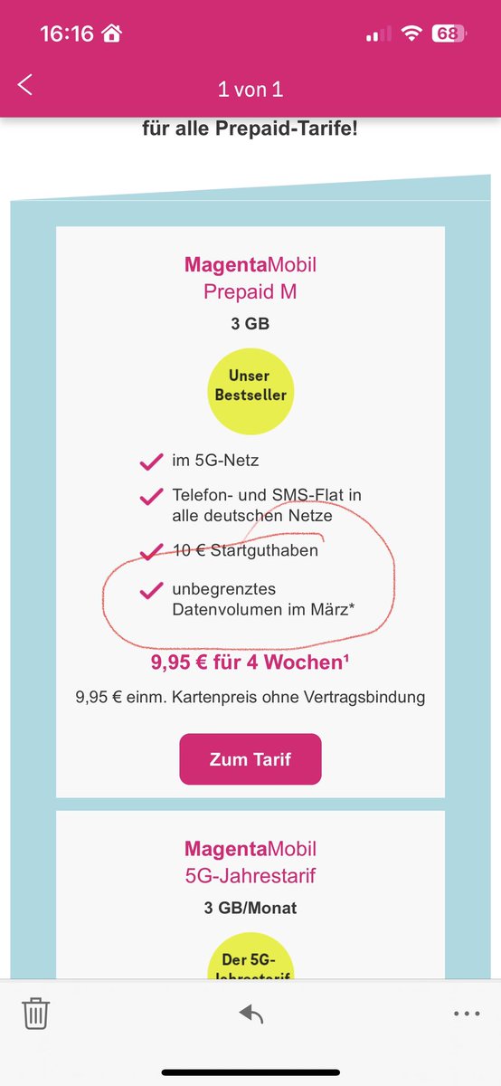 ThoralfC's tweet photo. Kannste Dir nicht ausdenken, aber die @deutschetelekom schafft das. Aber bloß nicht meinen GK #Tarif in die #Aktion rein nehmen. Jeder Deppen-#Vertrag ist dabei aber eine wichtige Gruppe wird ausgeschlossen. @Telekom_hilft #hamburg #hh #fail https://t.co/OyVxrsprQX