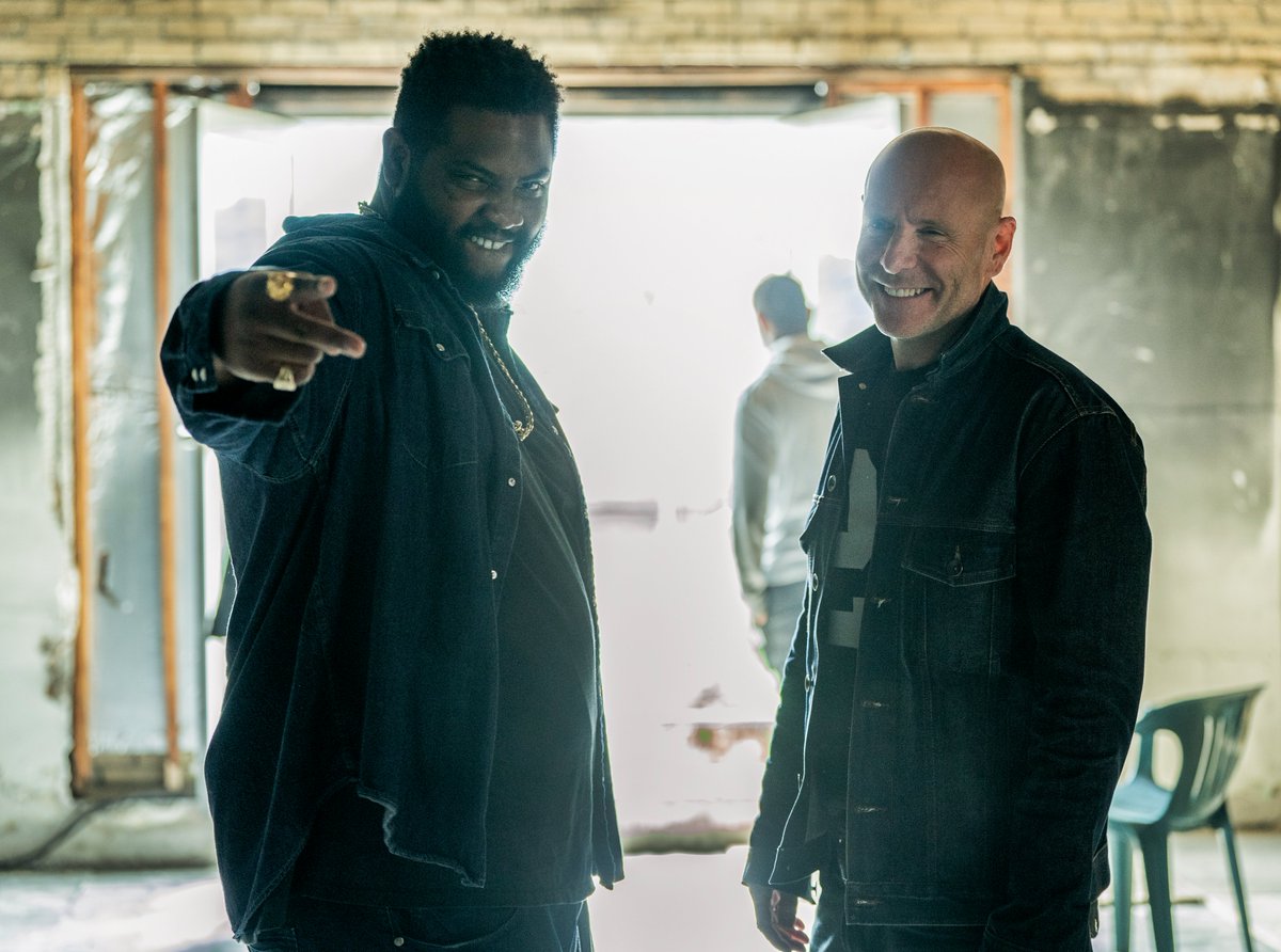 kingstown's tweet photo. The duo we didn’t know we needed. #MayorOfKingstown #ParamountPlus https://t.co/LaQDhJiTfF
