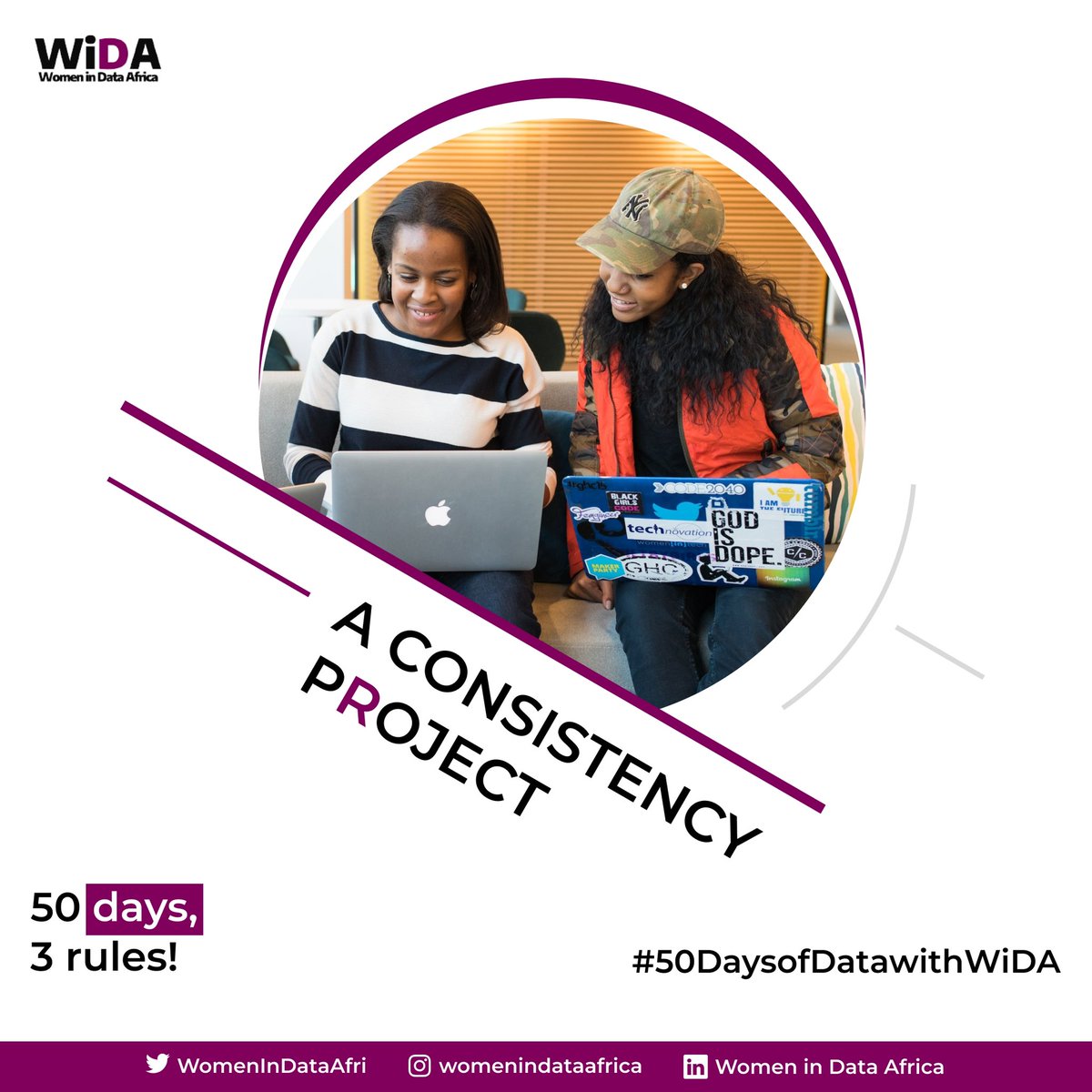 WomenInDataAfri's tweet photo. 🥳.
This week marks the last week of our first #50daysofdatawithWiDA #50daysofConsistencywithWiDA
challenge of the year.
We are so excited for everyone that participated in this challenge and hope that we were able to achieve some of our goals.
Congratulations everyone,🥳. https://t.co/klMQV2crFe