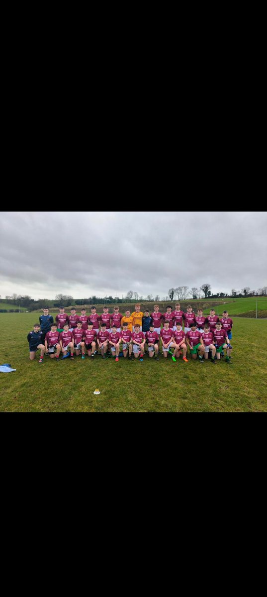 Well done to our U15.5 boys team who beat St Patrick's High School Keady today in the Paddy O'Hara cup semi final. The boys now progress to the Ulster final. Fixture TBC. Well done boys.