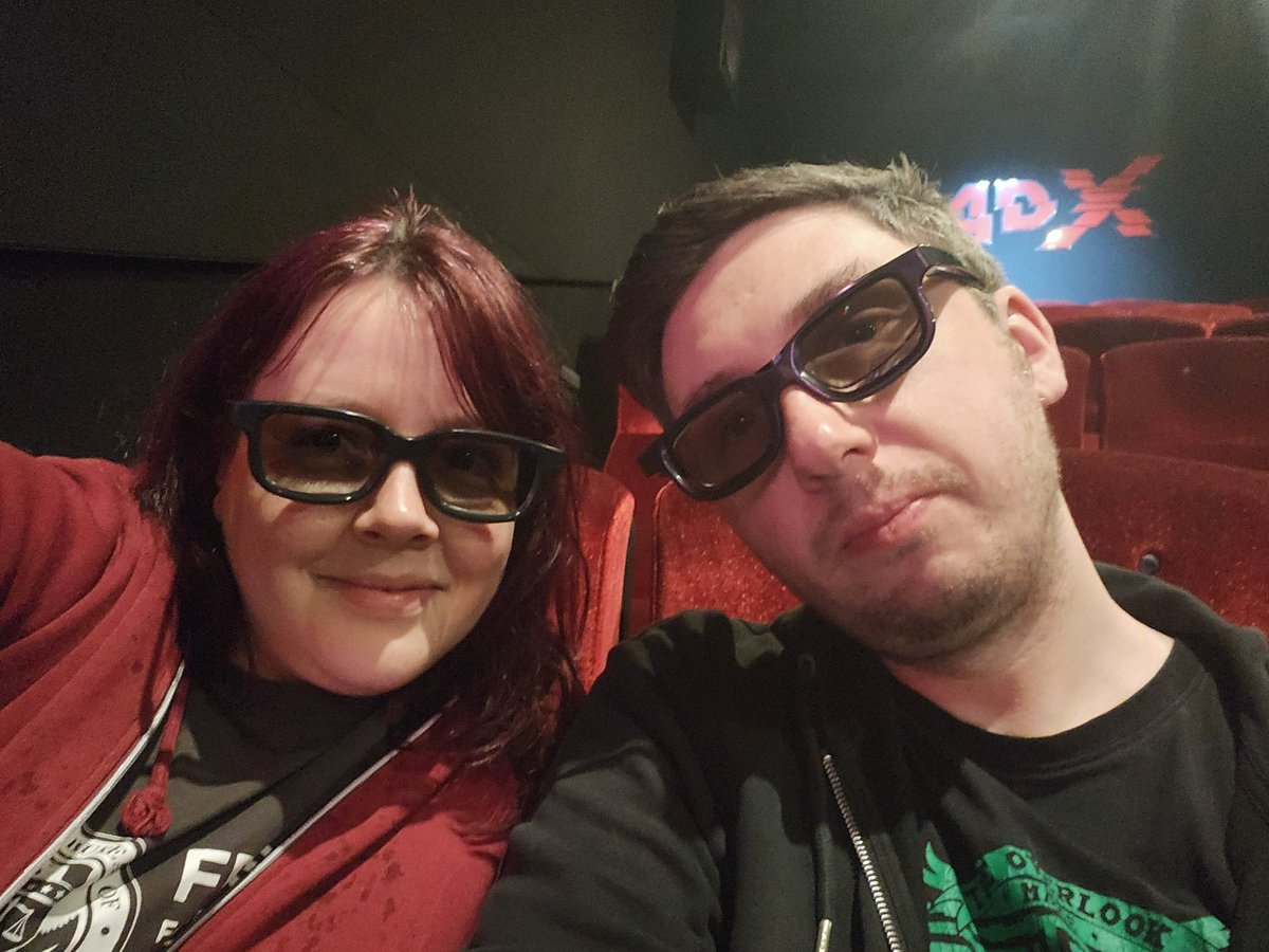 lozzy_foo_foo's tweet image. Trying to accept the end of #GFF23 by getting straight back to the cinema with @stuart_pert #ScreamVI
