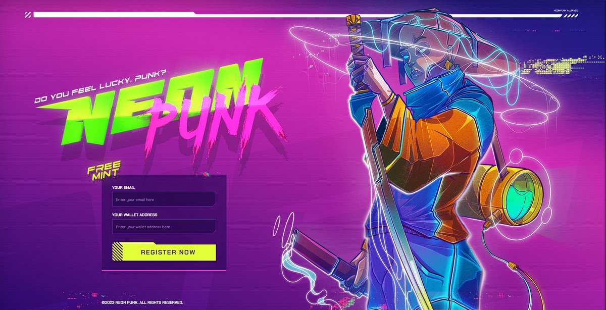 I am partnering with @NeonLinkGaming  for their upcoming Genesis Collection, Neon Punks!

20x FREE MINT WL Spots🎉🎉🎉

✅Follow @NeonLinkGaming <a href="/WaypointGaming_/">WaypointGaming_</a> <a href="/Boring4ever106/">boring4ever.ron | YGG</a> 
✅❤️ and RT
✅Comment your 1st games that you like
✅Register Below🔽🔽🔽