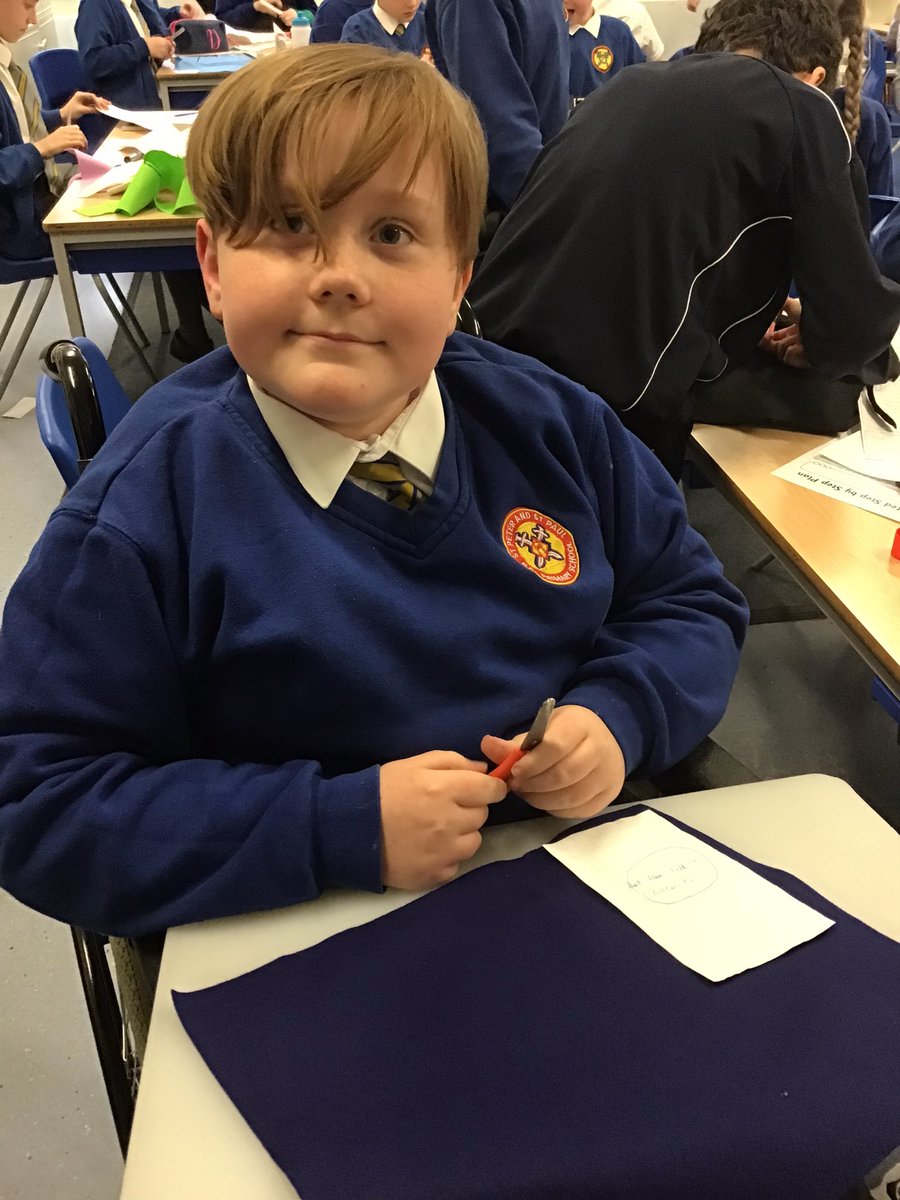 StPPPrimaryY5's tweet photo. Using our paper templates, from last week, to cut out our felt designs.
Next week, we will begin using different stitches to sew them together.
#designtechnology #y5dt #feltphonecases #designersofthefuture #fabricdesign https://t.co/HxcoFZ67BP