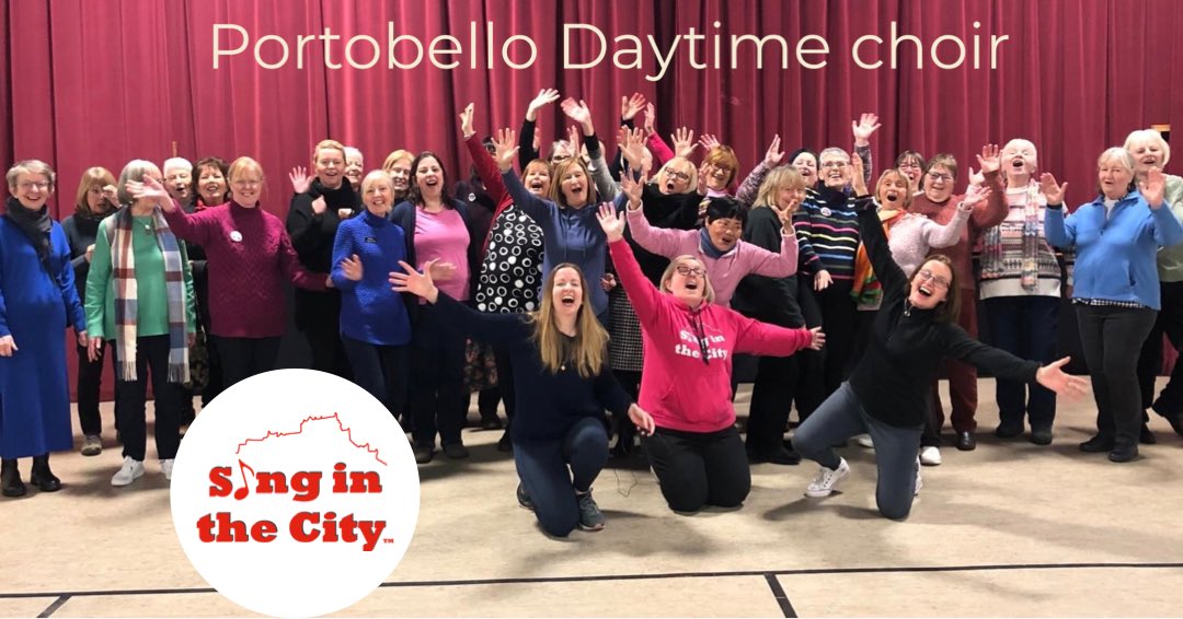 We have daytime choirs too.
#portobello
#dalgetybay
#southqueensferry

Come and make new friends, sing and socialise with us