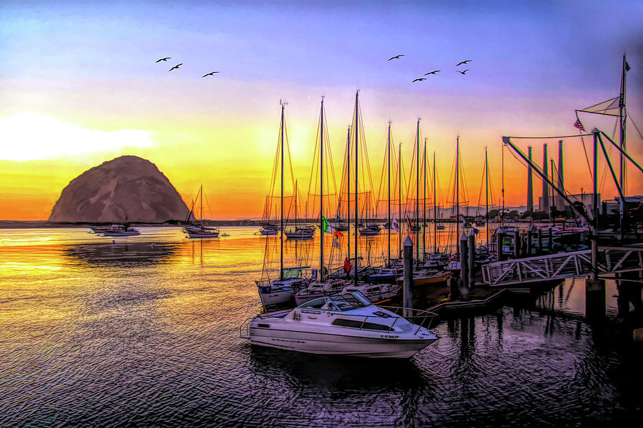 The Rock and the Morro Bay Yacht Club Sunset by Floyd Snyder 
😍 fasgallerycom.pixels.com/featured/01-th…   😍 #FineArt #OriginalPhotograph  #OriginalPhotograpy #MorroBayYachtClub #Sailing #Boats #BuyIntoArt #travel #Travelblog #TravelPhotography #californiaadventure #californiatravel #Seascape…