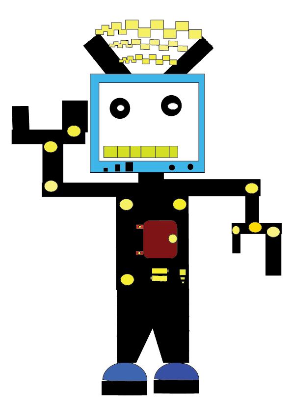 OlhsartD's tweet photo. Class 2P9 and their Adobe Illustrator Robot designs as a work in progress. Well done to Lewis H. and Laila! https://t.co/sOhBgzDmAF