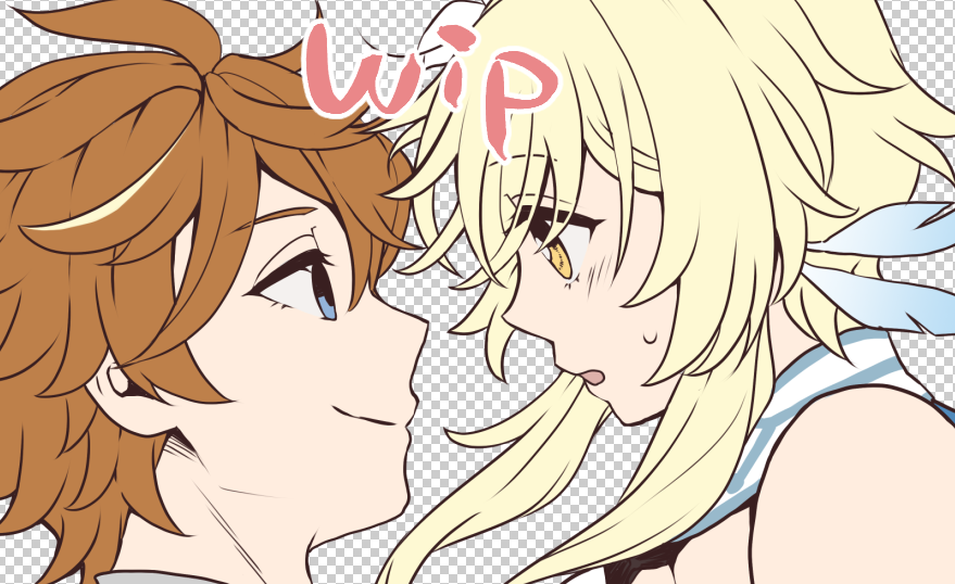 蛍|ほたる(原神) ,タルタリア(原神) 「タル蛍すき 」|でらこ/derako＠原稿中のイラスト