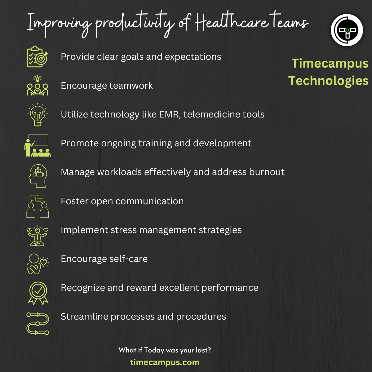 timecampus's tweet photo. Trying to improve productivity of Healthcare teams? Here are some tips for you.

About Us: https://t.co/vMR4P39IgE

#timemanagement #productivity #healthcare #nursing https://t.co/N7of1xTRzd